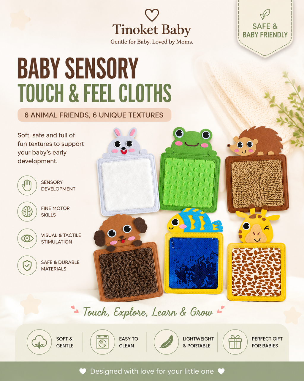 Sensory Animal Texture Set