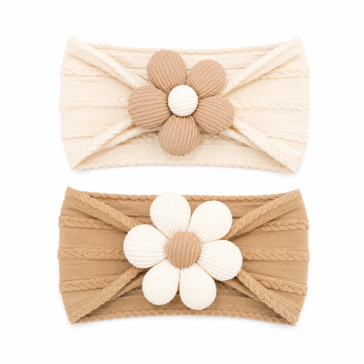 3D Flower Headband Set