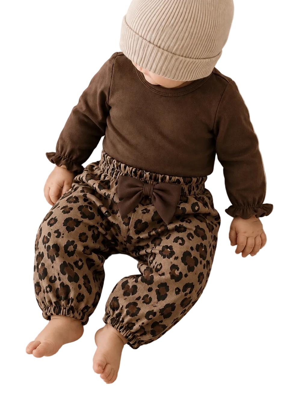 Brown Animal Printed Set