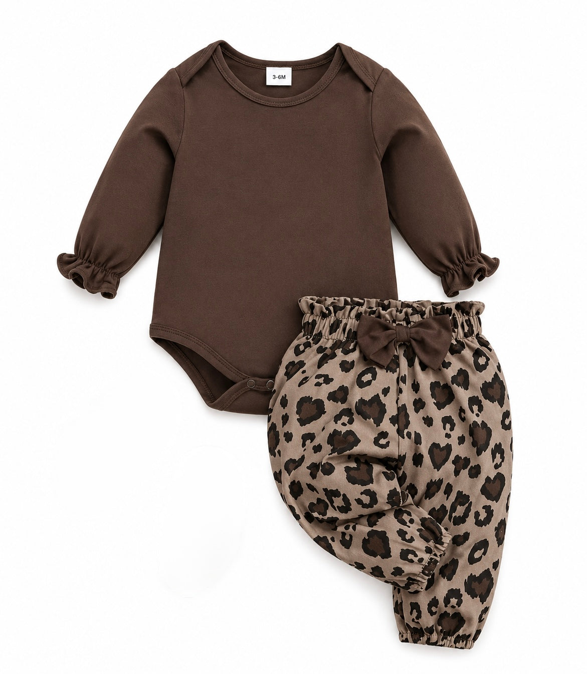 Brown Animal Printed Set