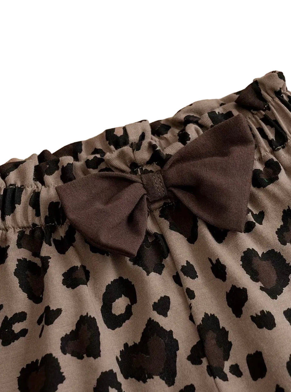 Brown Animal Printed Set