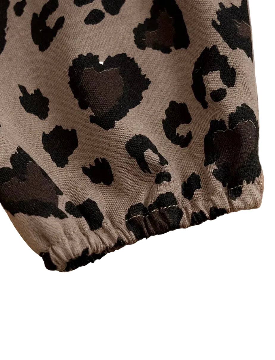 Brown Animal Printed Set